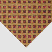 Red Cherry Pie Pattern voor Bakers Tissuepapier (Detail)