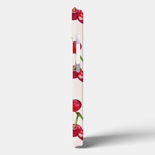 Red Cherry Retro  Sweety Girly gepersonaliseerd Case-Mate iPhone Case (Achterkant / Links)