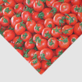 Red Cherry Tomaten Pattern Tissuepapier (Detail)