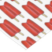 Red Cherry Twin Pop Popsicle Ice Lolly Summer Food Tafelkleed (Gekanteld)