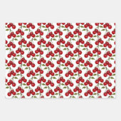  Red Cherry Waterverf Inpakpapier Vel (Voorkant 2)