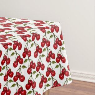  Red Cherry-Waterverf Tafelkleed