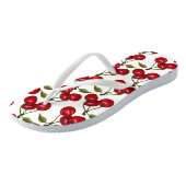 Red Cherry Waterverf Teenslippers (Schuin)