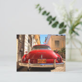 Red Chevrolet Briefkaart (Staand voorkant)