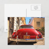 Red Chevrolet Briefkaart (Voorkant / Achterkant)