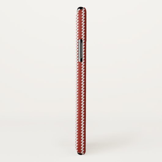 Red Chevron Case-Mate iPhone Case (Achterkant / rechts)