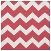 Red Chevron Holiday kerstpatroon Stof (Swatch)