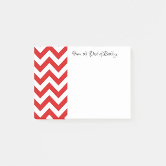 Red Chevron Notes (Voorkant)