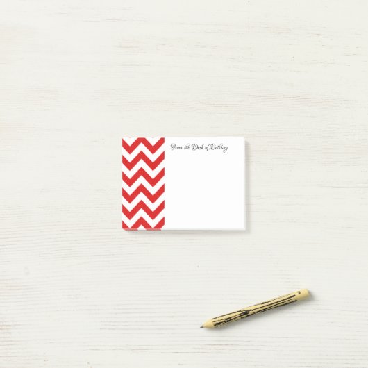 Red Chevron Notes (Op bureau)