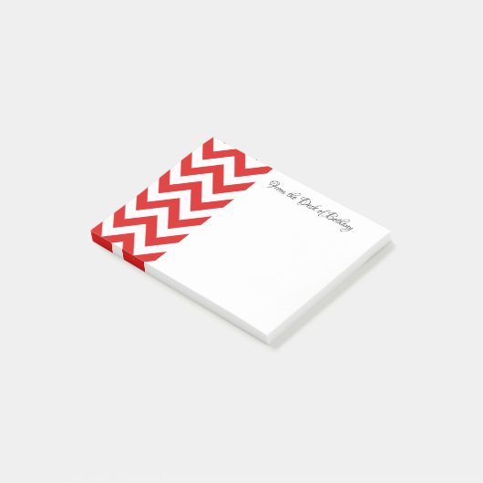 Red Chevron Notes (Schuin)