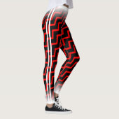 Red Chevron op je kolonel. Leggings (Rechts)