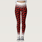 Red Chevron op je kolonel. Leggings (Voorkant)