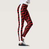 Red Chevron (White Trim) op uw kolf. Leggings (Rechts)
