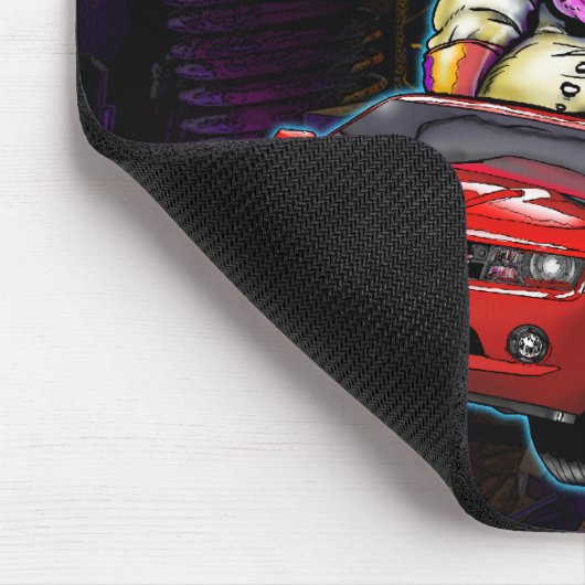 Red Chevy Camao RS Mousepad Muismat (Hoek)