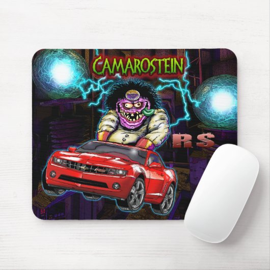 Red Chevy Camao RS Mousepad Muismat (Met muis)