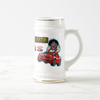 Red Chevy Camaro RS Stein - White/Gold Bierpul
