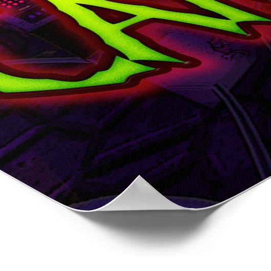 Red Chevy Camaro SS Poster (Hoek)