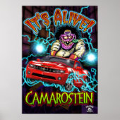 Red Chevy Camaro SS Poster (Voorkant)