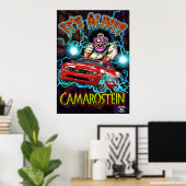 Red Chevy Camaro SS Poster (Thuiskantoor)