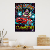 Red Chevy Camaro SS Poster (Keuken)