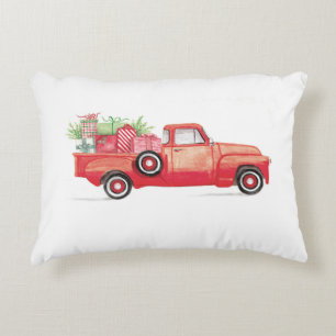 Red Chevy Truck Pillow Accent Kussen