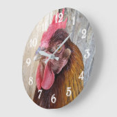 Red Chicken Hen Photo Grote Klok (Hoek)