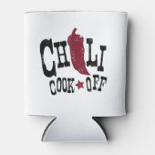 Red Chili Cook Off wedstrijd Blikjeskoeler (Voorkant)