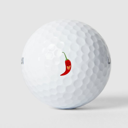 Red Chili Golfballen (Voorkant)