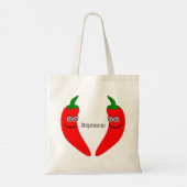 Red Chili Pepper Bag Tote Bag (Achterkant)