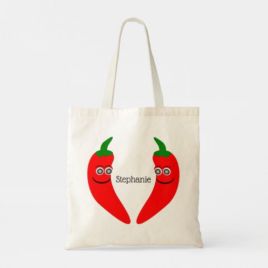 Red Chili Pepper Bag Tote Bag (Achterkant)