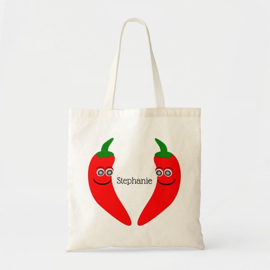 Red Chili Pepper Bag Tote Bag (Voorkant)