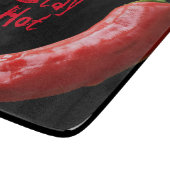 Red Chili Pepper || Blijf warm Snijplank (Hoek)