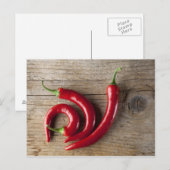 Red Chili Pepper Briefkaart (Voorkant / Achterkant)