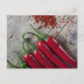 Red Chili Pepper Briefkaart (Voorkant)