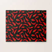 Red Chili Pepper Fun Food Legpuzzel (Horizontaal)