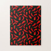 Red Chili Pepper Fun Food Legpuzzel (Verticaal)