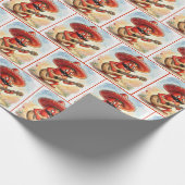 Red Chili Pepper Guitarist Cadeaupapier (Hoek)