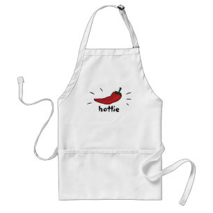 Red Chili Pepper Hottie Apron Standaard Schort