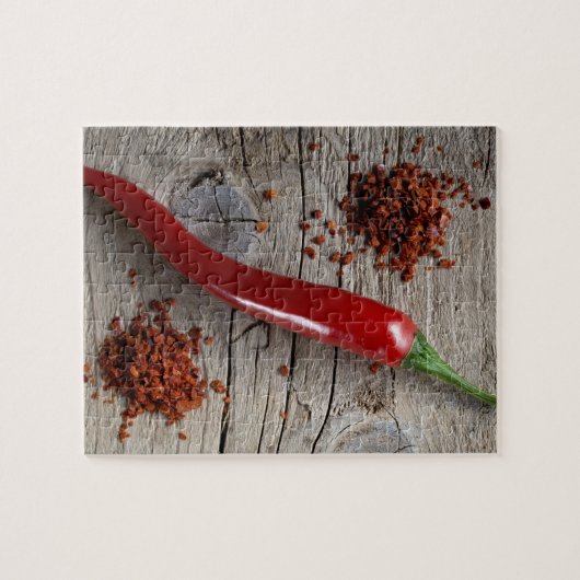 Red Chili Pepper Legpuzzel (Horizontaal)