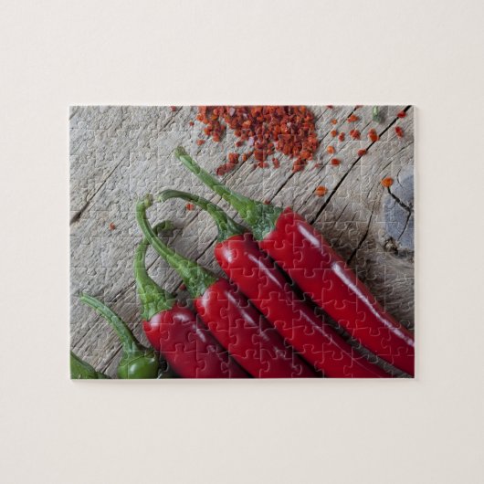 Red Chili Pepper Legpuzzel (Horizontaal)