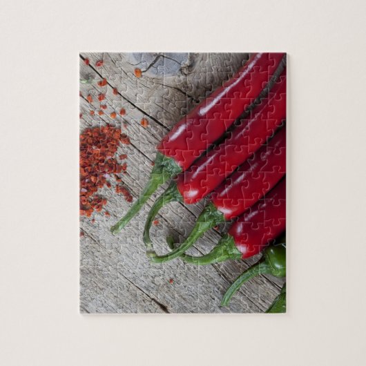 Red Chili Pepper Legpuzzel (Verticaal)