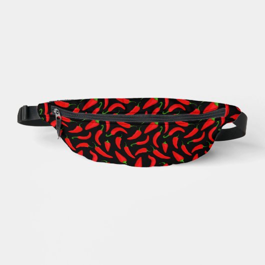 Red Chili Pepper Patterned Heuptasje (Voorkant)