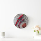 Red Chili Pepper Ronde Klok (Huis)