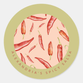 Red Chili Pepper | Salsa Ronde Sticker