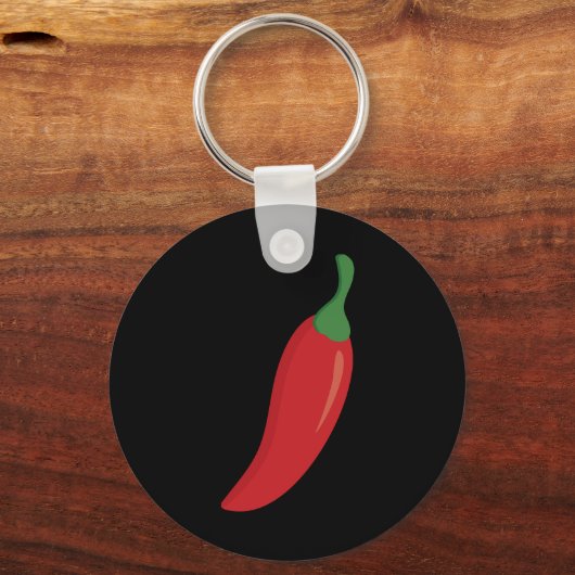 Red Chili Pepper Sleutelhanger (Voorkant)