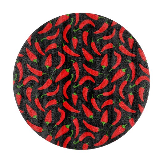 Red Chili Pepper Snijplank (Voorkant)