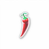 Red Chili Pepper Sticker (Voorkant)