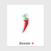 Red Chili Pepper Sticker (Vel)