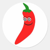 Red Chili Pepper Sticker (Voorkant)