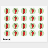 Red Chili Pepper Stickers (Vel)